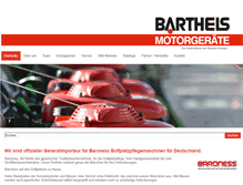 Tablet Screenshot of barthels-online.de